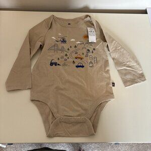 Baby Gap Longsleeve Bodysuit, 18-24m NWT Beige